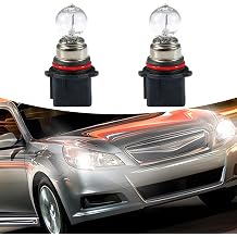 2 PCS Car Halogen Fog Light Bulb, PSX26W 3200-3500K Clear Light Source UV-resistant Quartz Glass Steering Brake Light, Lighting Replacement Modification Accessory, for Most Cars White