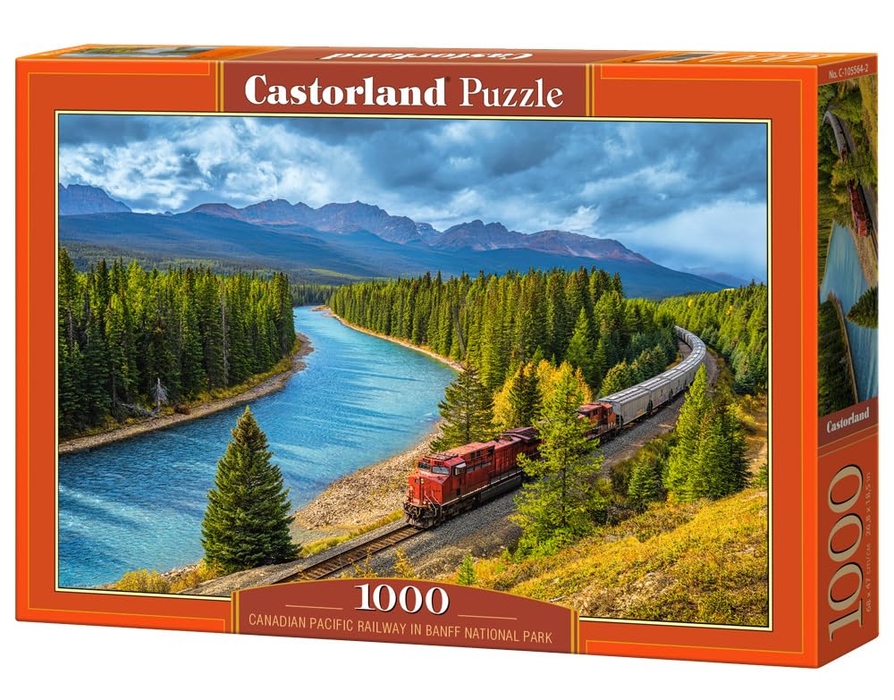 1000-Piece Jigsaw Puzzle for Adults, Canadian Pacific Railway