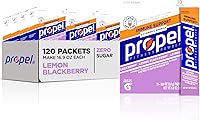 Vista 10 de Propel Immune Support - Sobres de polvo de mezcla de bebida agua con electrolitos mejorada, frambuesa-naranja, 100% del valor diario de vitamina C
