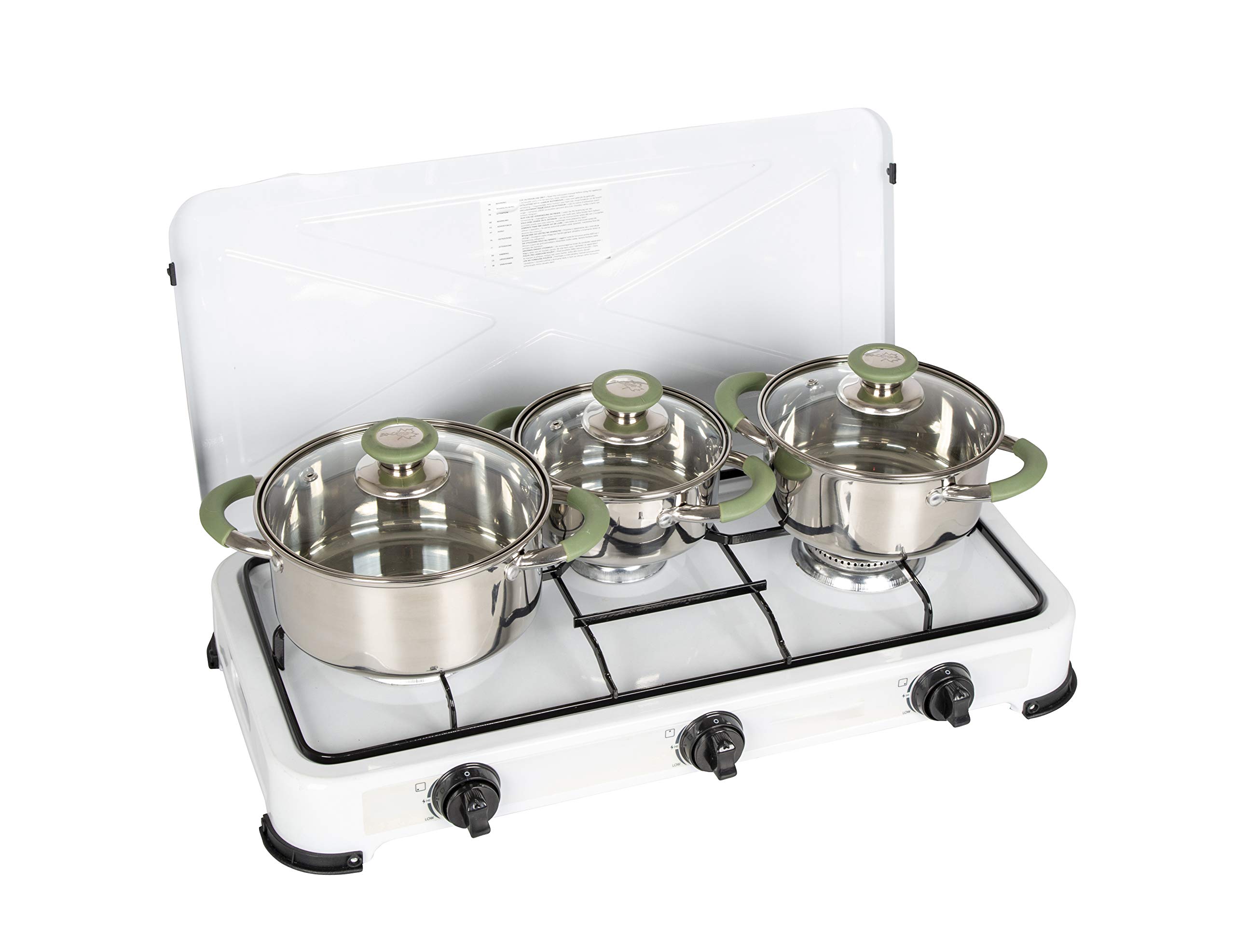 Bo-Camp - Topfset - Elan - 3-Teilig - Edelstahl