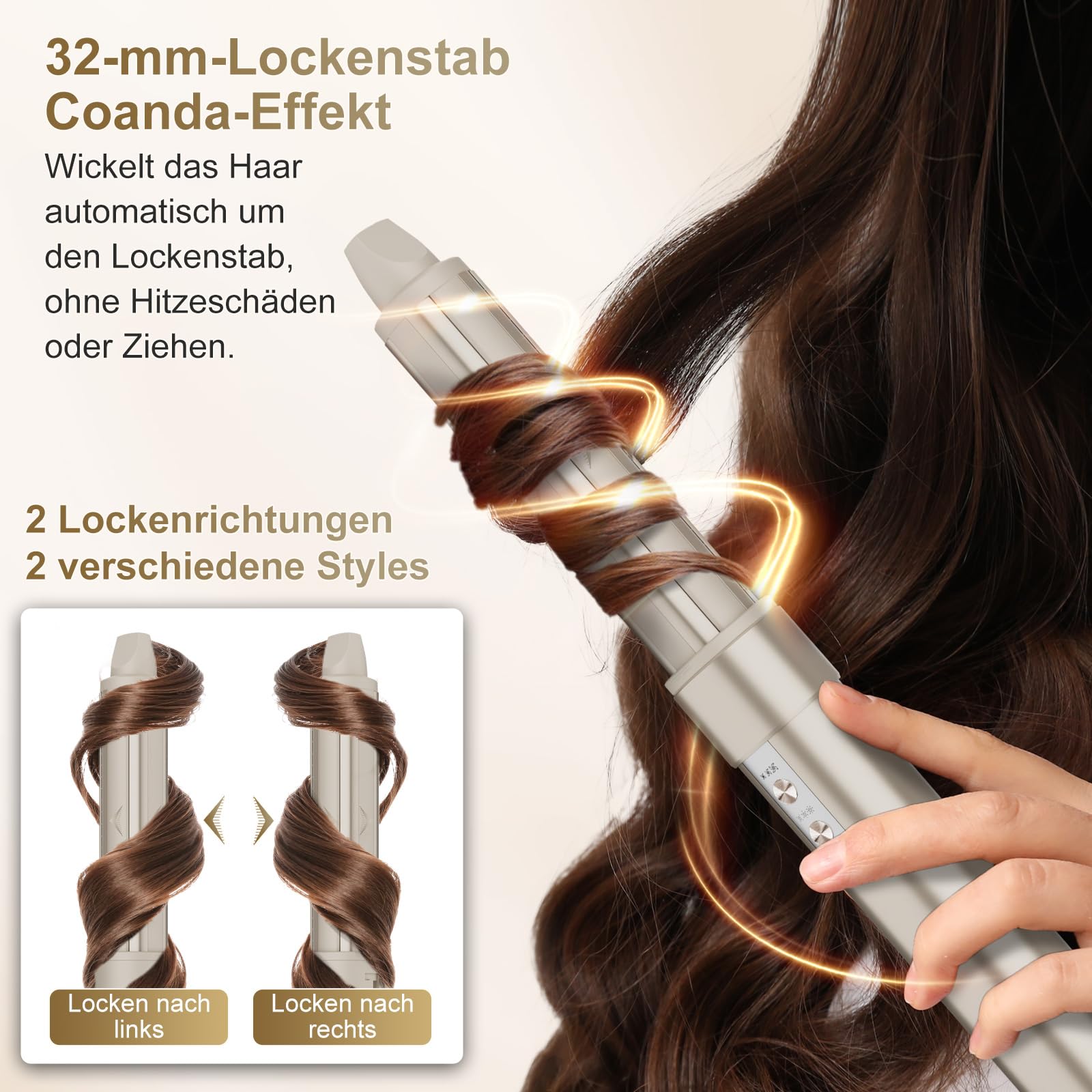 7MAGIC 6-in-1 Airstyler Set mit Lockenstab und Glätteisen Ansicht 4