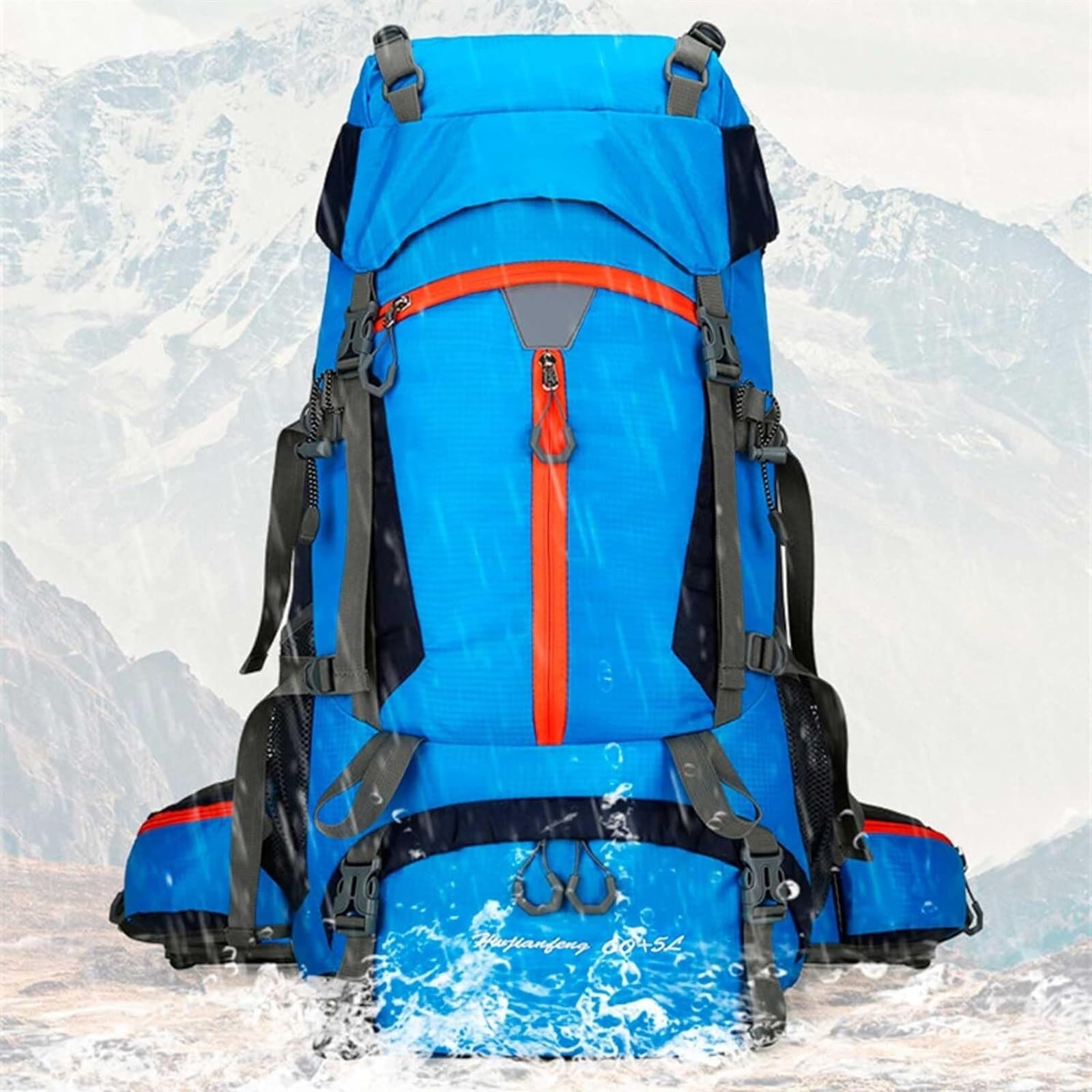 Plecak Turystyczny Plecak Trekkingowy Plecak Górski 65L Plecak Turystyczny Lekki, Sportowy Plecak Podróżny Na Świeżym Powietrzu Torba Alpinistyczna(A)