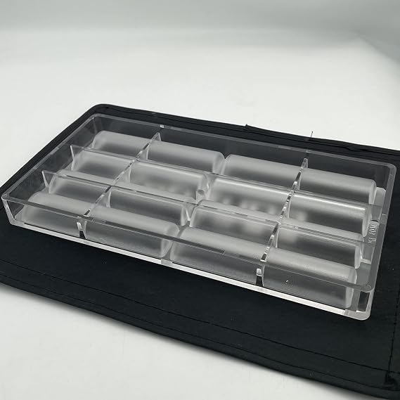 Large Long Stick Chocolate Mold Polycarbonate 3D Cylinder Maker Candy PC Tray Cylindrical Shells Chocolate Mould Forms
