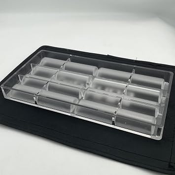 Large Long Stick Chocolate Mold Polycarbonate 3D Cylinder Maker Candy PC Tray Cylindrical Shells Chocolate Mould Forms