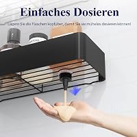 Kitsure Zuhanyzó Polc Fúrás Nélkül 3 db Rozsdamentes Fürdőszoba Szervező 6