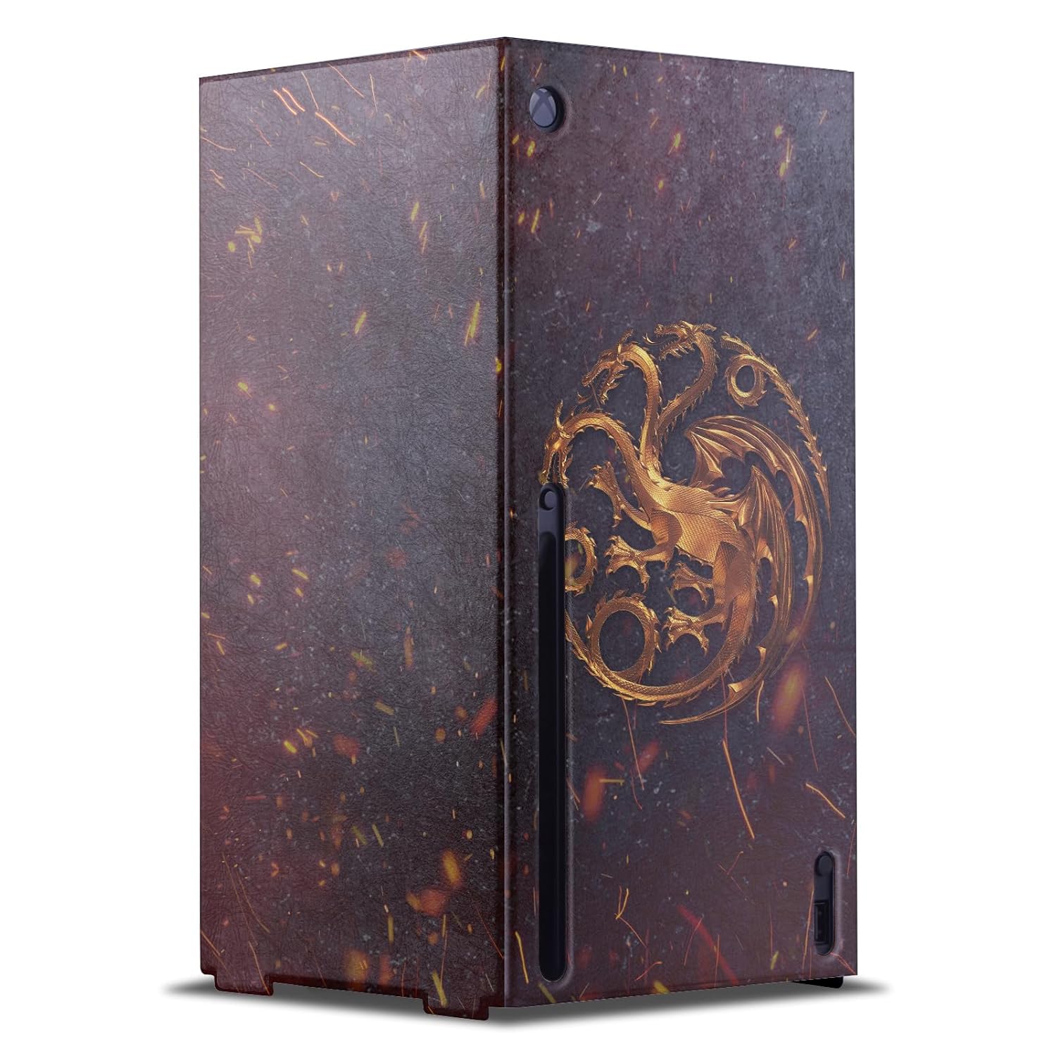 Head Case Designs Officially Licensed House Of The Dragon: Television Series House Targaryen Sigils And Characters Game Console Wrap Case Cover Compatible With Xbox Series X