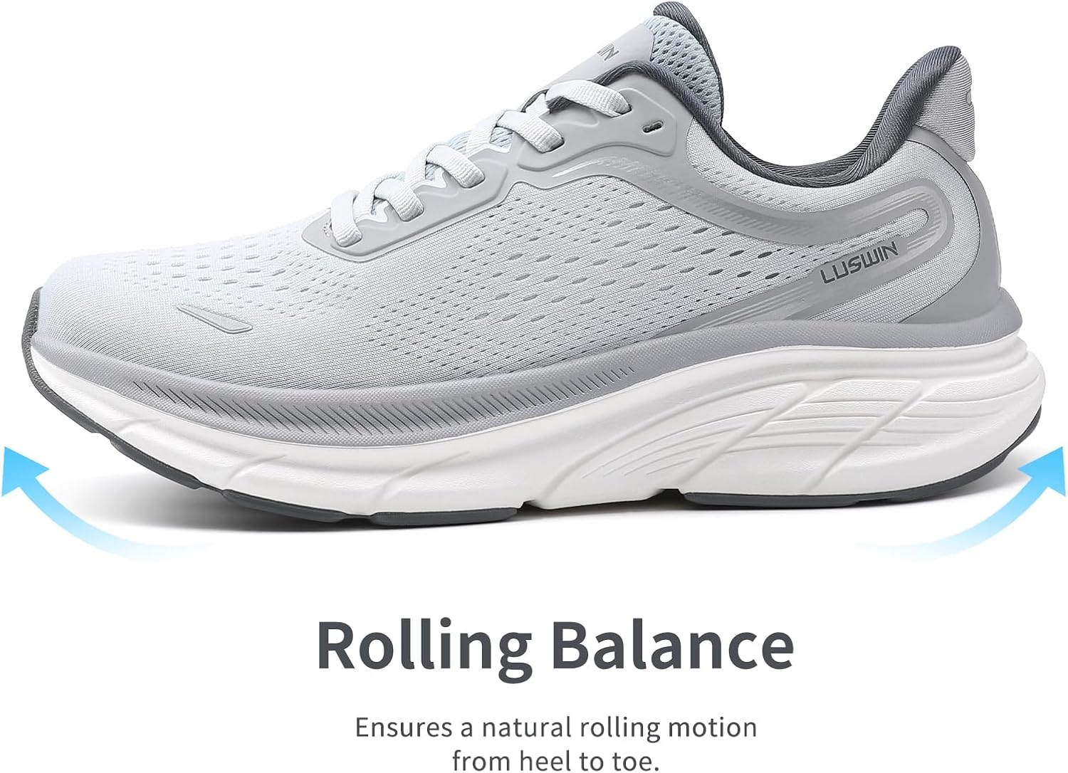 Men's Walking Shoes Lightweight Breathable Cushioning Running Shoes Athletic Tennis Workout Gym Non Slip Comfortable Fashion Sneakers - Image 5