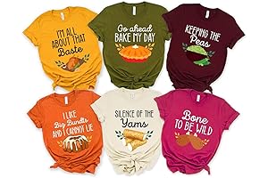 Thanksgiving Matching Shirts with Friendsgiving Puns for Family