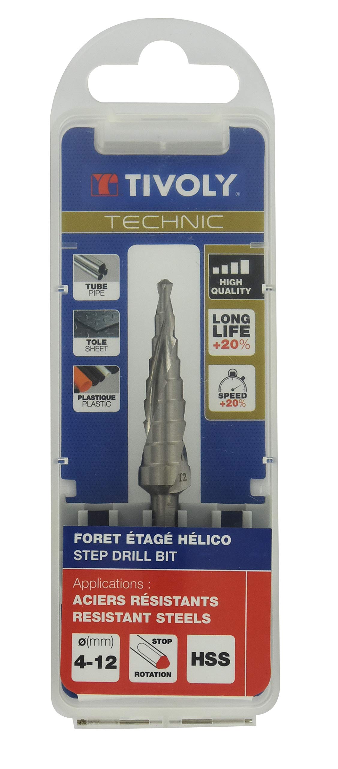 GETLITOOL Foret Étagé HSS Titane 4-32 Mm - 15 Tailles - Fraise Conique Hélicoïdale Pour Métal, Bois, Plastique - Bricolage & Pro