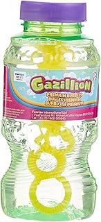 Gazillion 8 Ounce Bubble Solution 4 Pack - Great Bubbles for Kids, Great for Kids Parties, Package may vary