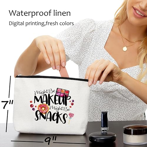 Miniatura 3 de Regalos de Navidad para mujeres, bolsa de maquillaje para hermanas, adolescentes, niñas, bonita bolsa de cosméticos, bolsa de accesorios de viaje,