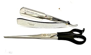 City Enterprises Classic International Stainless Steel Cutting Scissor With Classic Edge Razor (Infection, Virus Free)