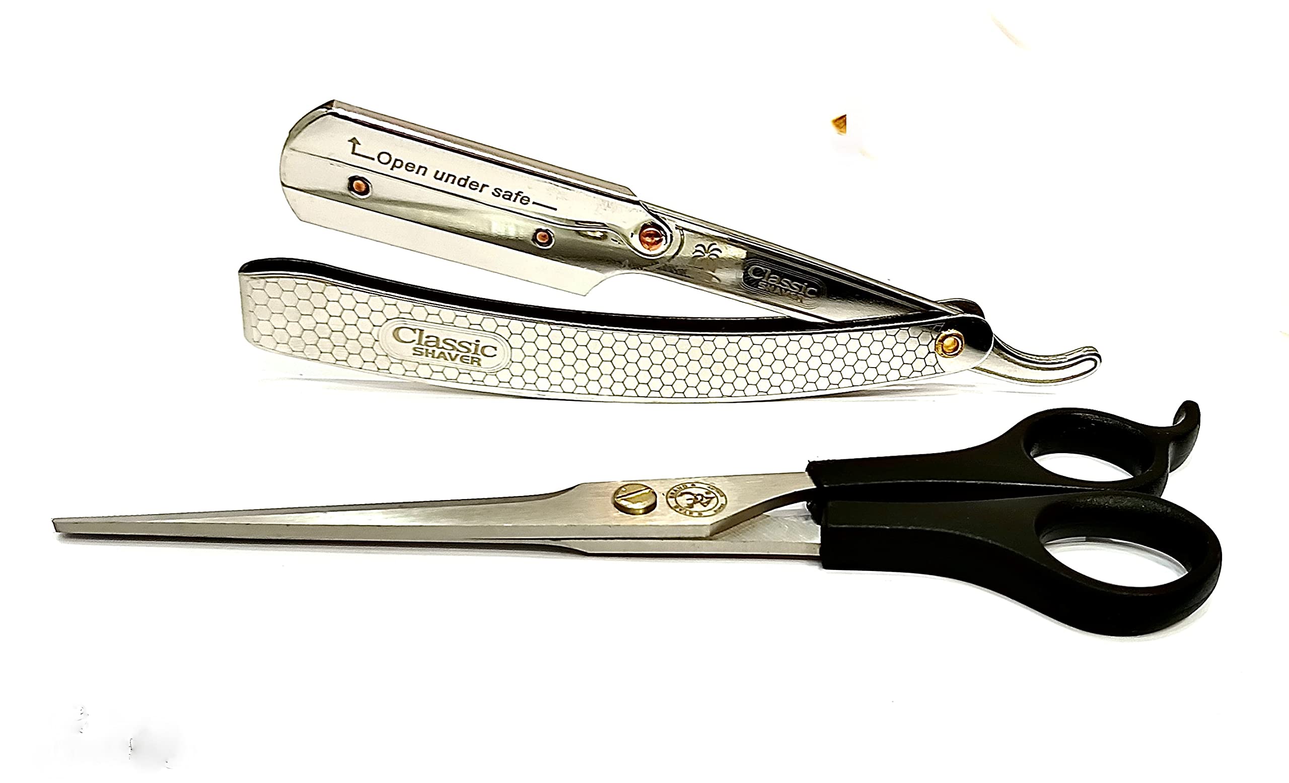 City Enterprises Classic International Stainless Steel Cutting Scissor With Classic Edge Razor (Infection, Virus Free)-image-44