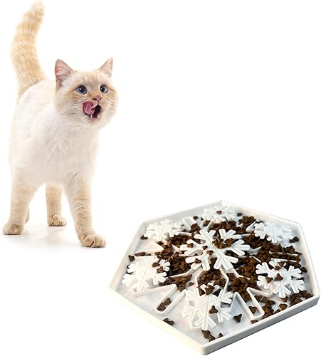 Miniatura 7 de Alfombrillas para lamer solo para gatos y mascotas pequeñas y dóciles, no perros. Alfombrilla calmante para mascotas de alimentación lenta para