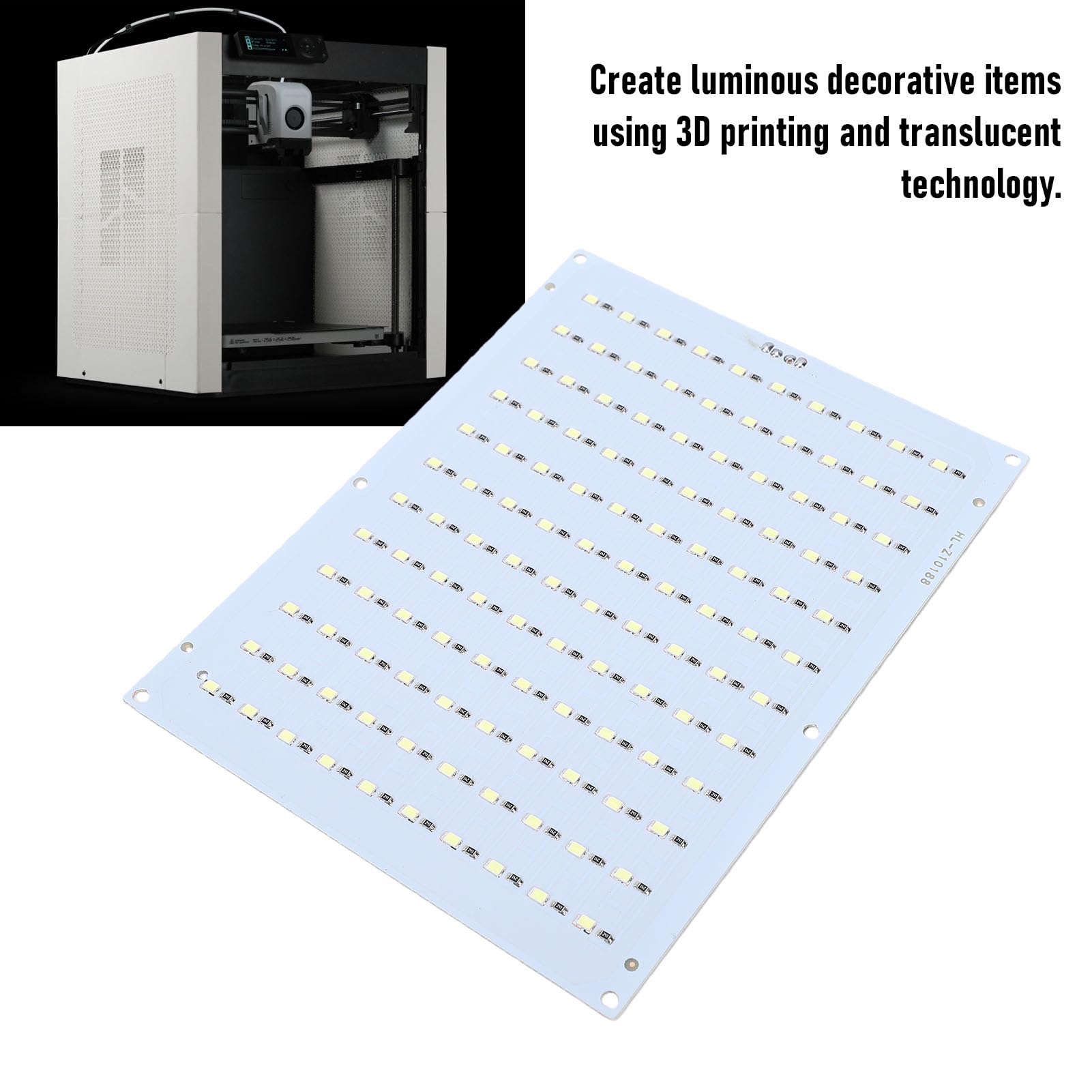 Płytka LED do Drukarki 3D Serii P1 X1 A1, 10 Sztuk Biała