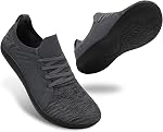 JIASUQI Mens Barefoot Shoes Minimalist Cross-Trainer Shoes Breathable Wide Toe Walking Shoes Zero Drop Sneakers for Running Trail
