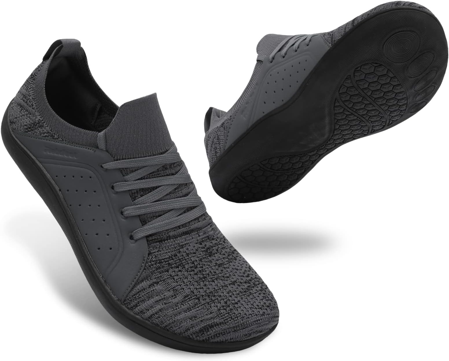 Men's Barefoot Shoes Minimalist Cross-Trainer Shoes Wide Toe Walking Shoes Zero Drop Sole Trail Running Sneakers