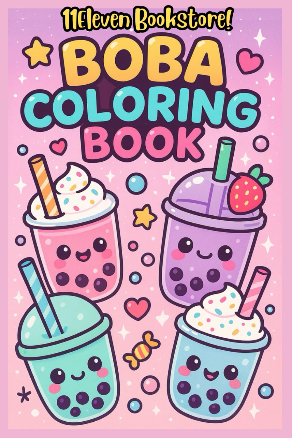 BOBA Coloring Book for Kids: Bubble Tea Coloring Book for Kids | Cute Kawaii Bubble Tea Designs to Color - Fun and Adorable Pages