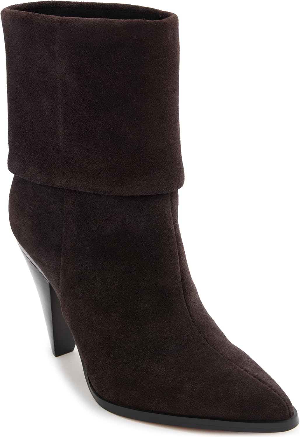 DKNY Women's Cerise Foldover Heeled Ankle Bootie