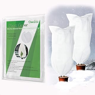 Sponsored Ad - ZeeDix 2 Pack Plant Covers Freeze Protection- 47.24'' × 70.87'' Tree Covers Frost Protection Plant Blanket,...