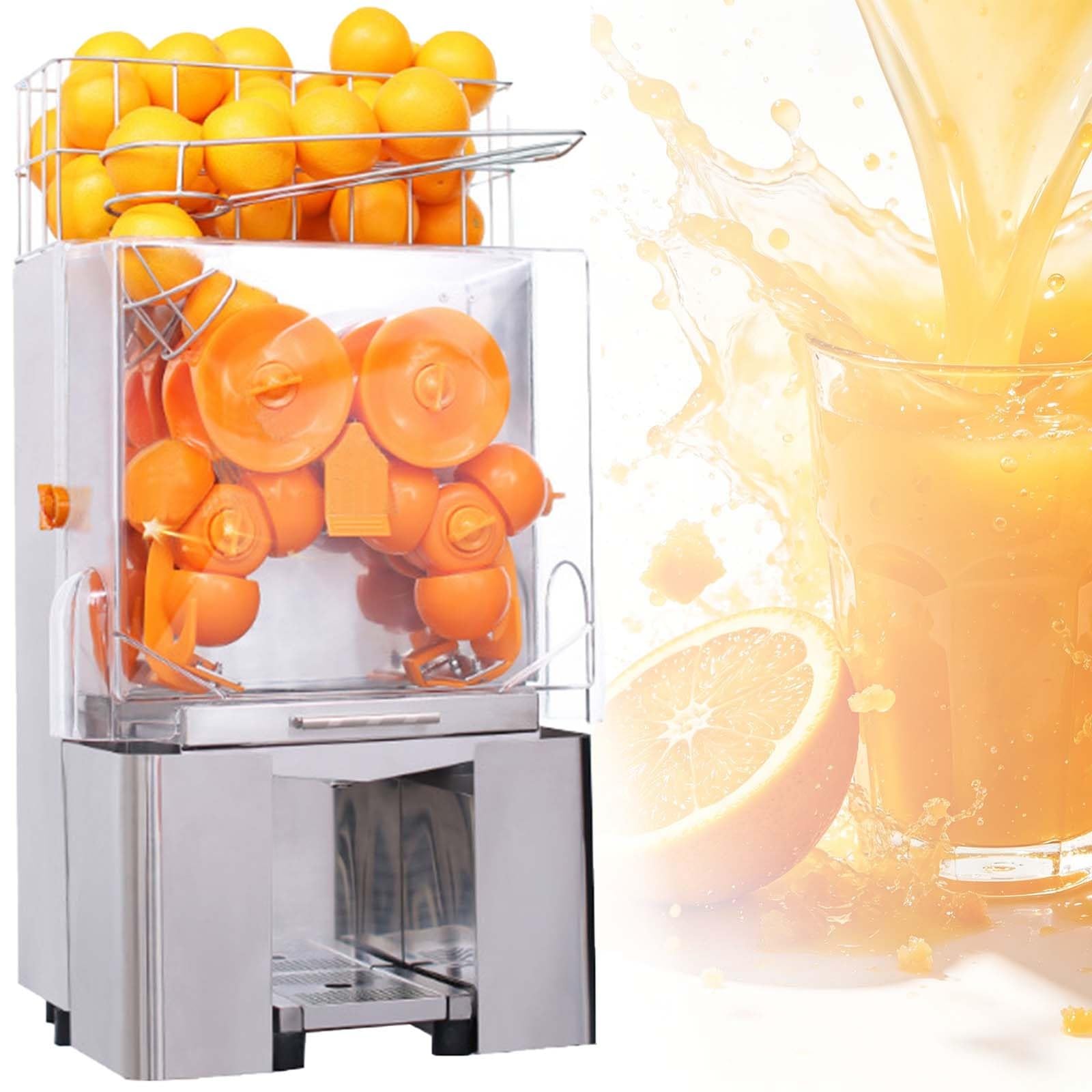Presse-Agrumes Électrique Professionnelle. Presse-Agrumes 120 W, Débit De 20 À 30 Oranges/Min, Rendement De 40 À 55%, Pour Cafés, Bars Et Restaurants, Citrons Et Grenades