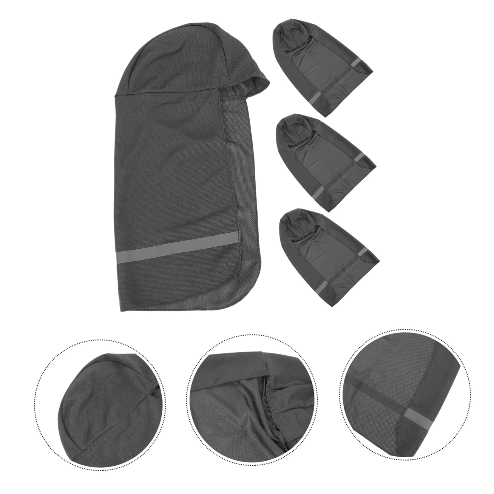 NUOBESTY Sonnenhut Visier Schweiß Konstruktion Sonnenschutz Bands Hut Mit Sonnenblende Nacken Uv Hart Schutzhelm Mit Sonnenkrempe Sonnenschutz Für Schutzhelm Stoff Dunkelgrau