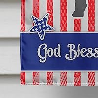 Vista 1326 de Caroline's Treasures BB4243GF Bandera de jardín con texto en inglés «Merry Christmas» con texto en inglés «Merry Christmas», bandera decorativa