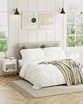 Fluted Nightstand, Modern Night Stand Boho Bedside Table with Storage Drawer, Side Table for Bedroom, Living Room, Office, White