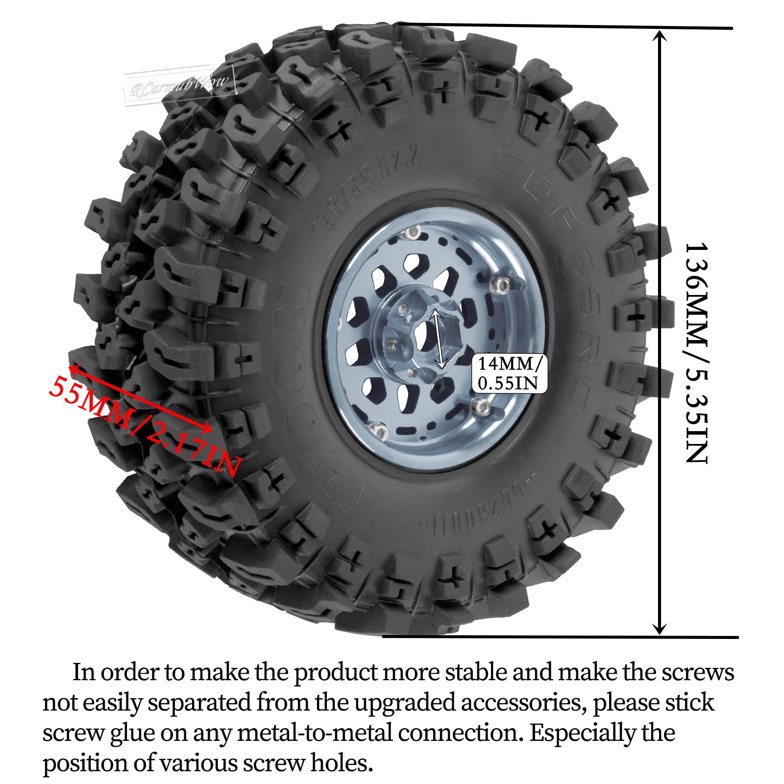 2.2インチアルミ製ビードロックホイールタイヤ Amazon | 2.2 ビードロックホイール、2.2 ビードロックホイール