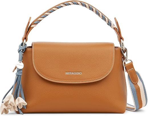 Miraggio Summer Scoop Top Handle Satchel Handbags For Women With Adjustable &amp; Detachable Crossbody Sling Strap | Handbag F...