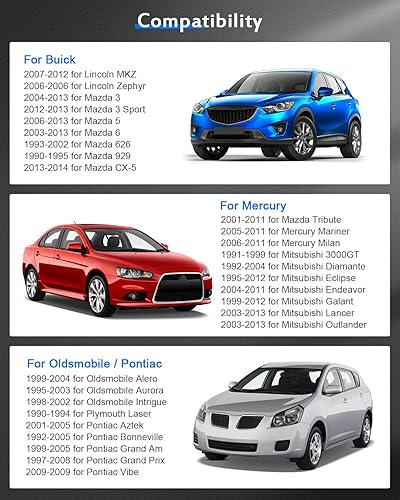 Miniatura 3 de ECCPP 4 espaciadores de rueda de 1.25 pulgadas (1.260 in) de 5 lengüetas de 5 x 4.5 a 0.197 x 0.179 x 4.500 in con pernos de 12 x 1.5 para Ford