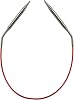 Red Circular Knitting Needles 12-Size 8/5mm