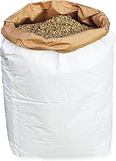 Bio Strohgranulat 18 kg - Weiche Einstreu für Hühner & Kleintiere - Saugfähig & Geruchsbindend - Platzsparend & Umweltfreundlich Einstreu