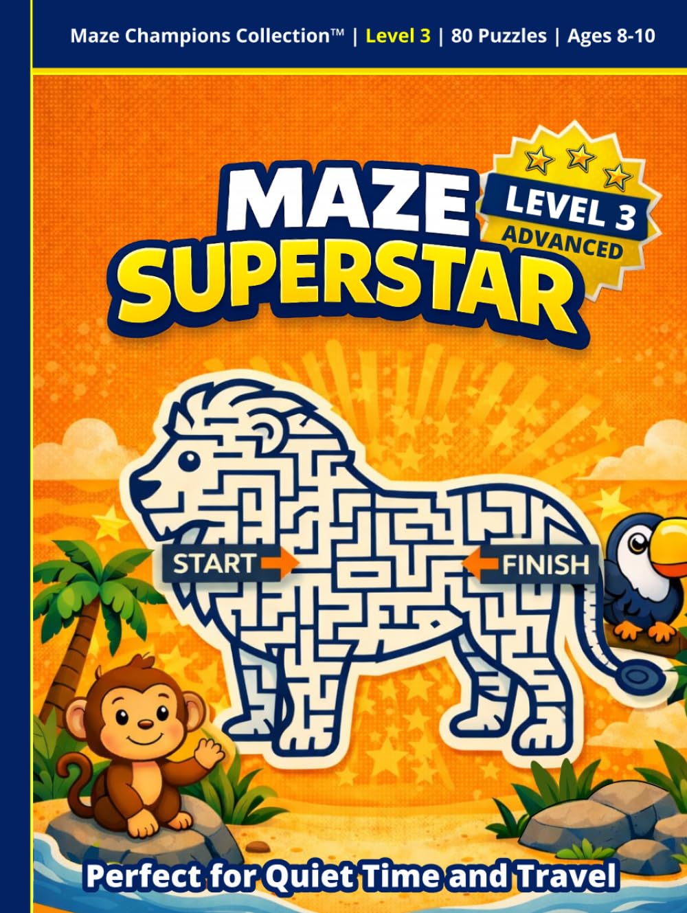 Brainy Maze Puzzles for Kids Ages 8-10: 80 Fun & Tricky Maze Challenges for Children (The Maze Champions Collection)