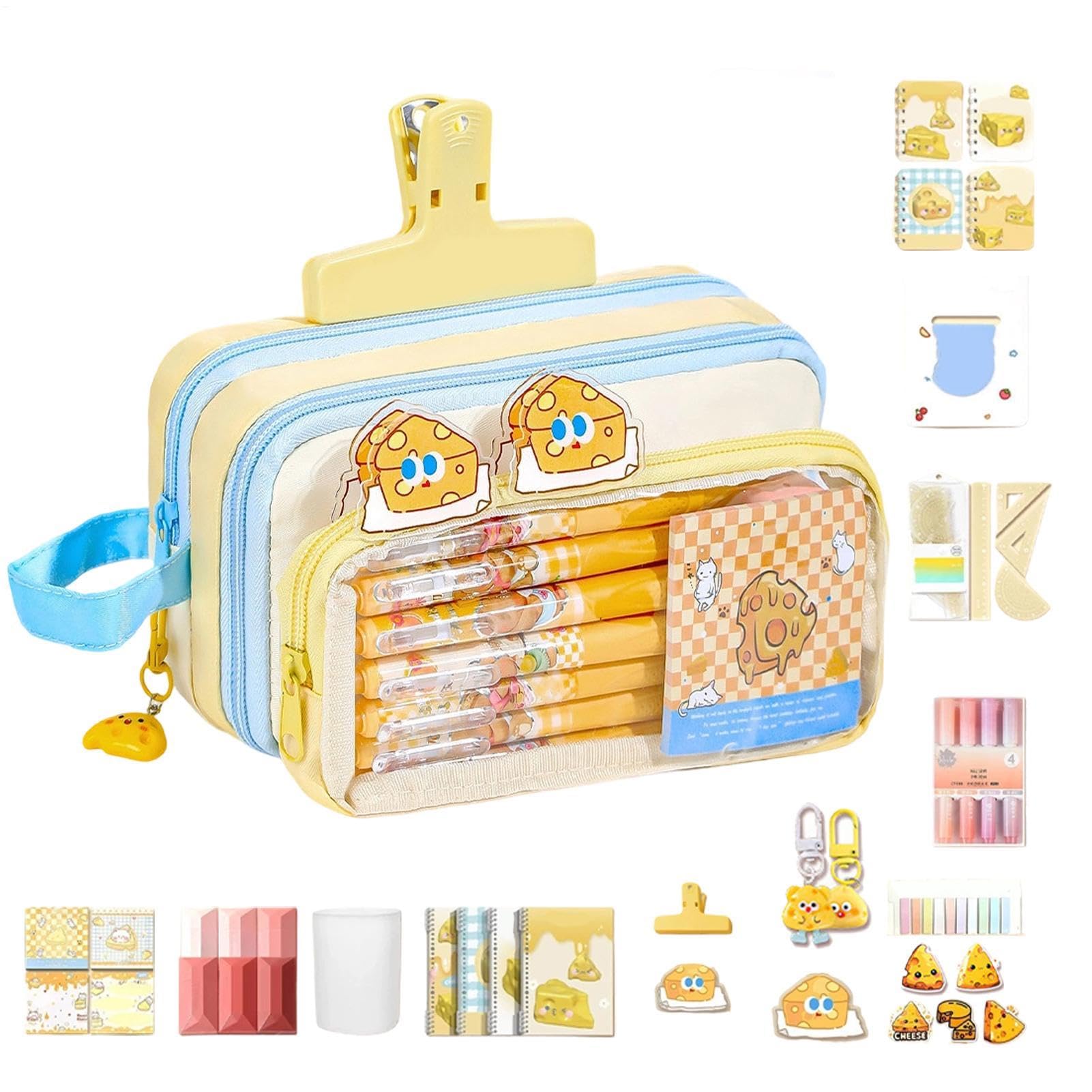 Generisch astuccio con , simpatico design con formaggio | Set di astucci per la giornata dei bambini, per schizzi dopo la scuola, per le lezioni mattutine e