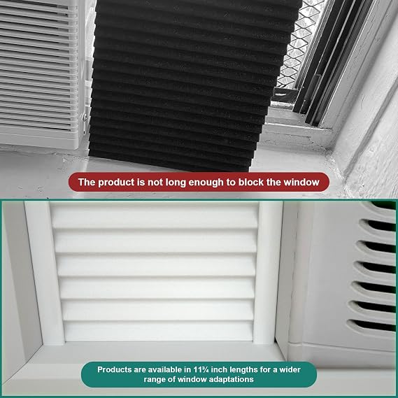 2P Window AC Side Insulation Foam Panels, Thermal Insulation & Draft Seal