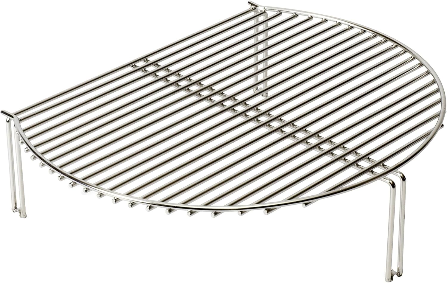 Kamado Joe Stainless Steel Grill Grate Expander to Expand Cooking Space and Indirect Cooking for Classic Joe 18-inch Charcoal Grill and Smokers, Model KJ-SCS