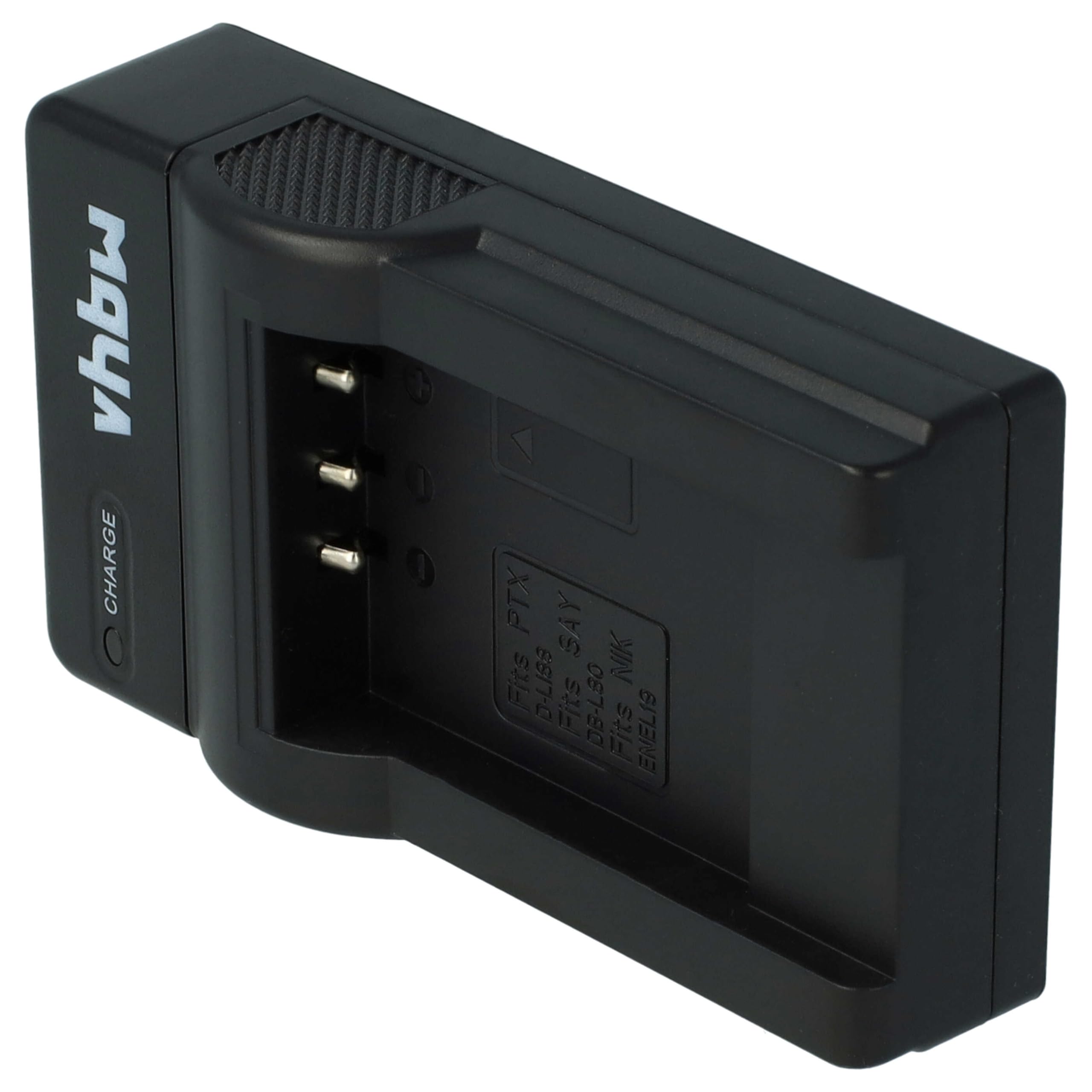 vhbw Ładowarka USB-C kompatybilna z aparatem Nikon Coolpix A300, A100, S2750, S2500, S100, S2600, S2550 - ładowarka + kabel USB-C wskaźnik ładowania