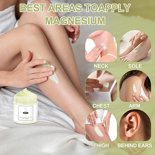 Miniatura 7 de Crema de neuropatía, crema de magnesio para neuropatía, hidrata profundamente la piel, apta para todo tipo de piel