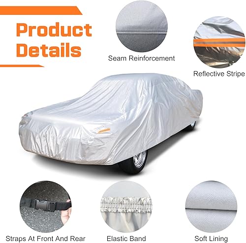 Miniatura 2 de Funda impermeable de 6 capas para automóvil para todo tipo de clima, funda de automóvil resistente para Mazda CX-5, fundas de automóvil para