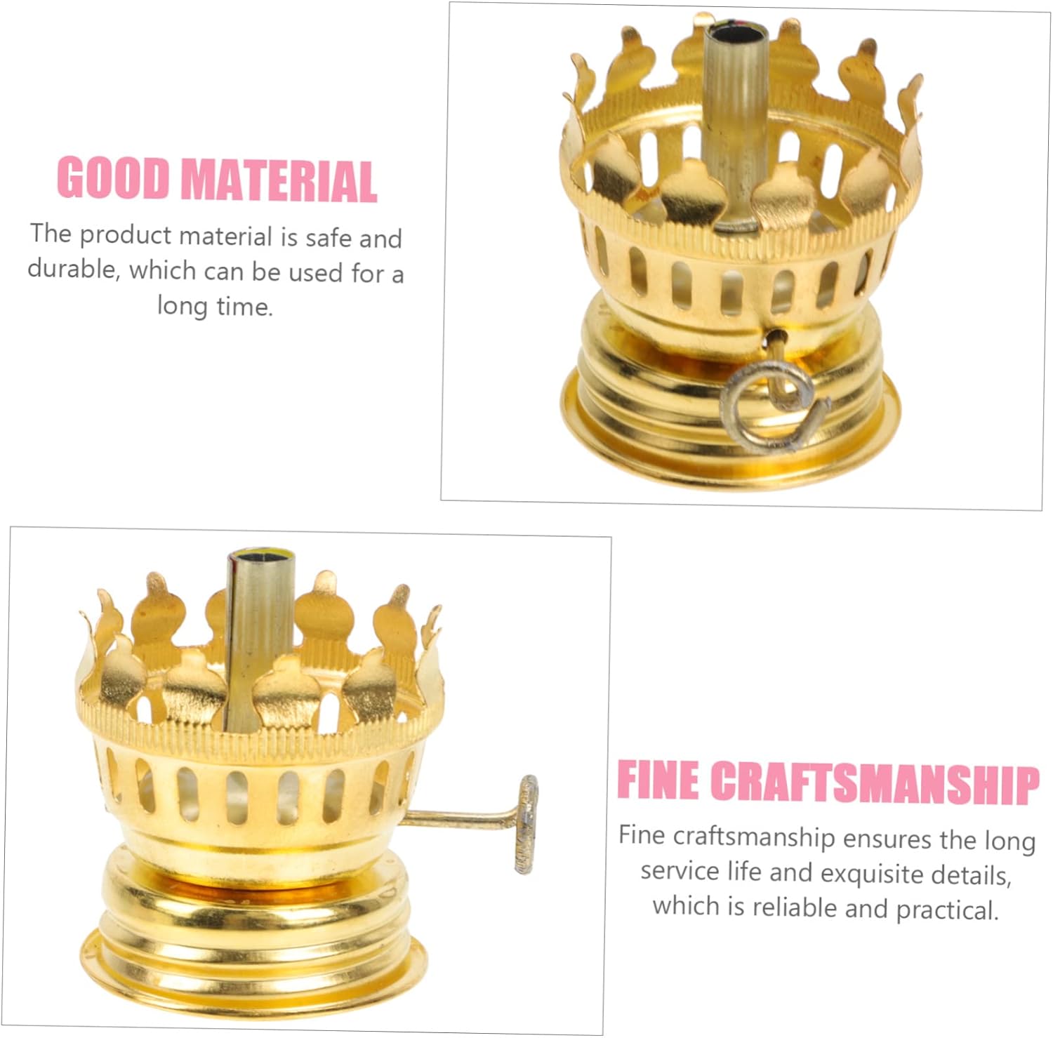 9pcs Kerosene Lamp Adjuster Vintage Flame Easy Install Kerosene Lamp Accessory for Home Outdoor Use Simple Design Wicks Included