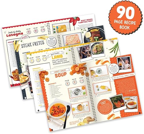 Miniatura 3 de Abacus Brands VR MasterChef Junior - Libro de cocina para niños de realidad virtual y juego de actividades de aprendizaje STEM de ciencia