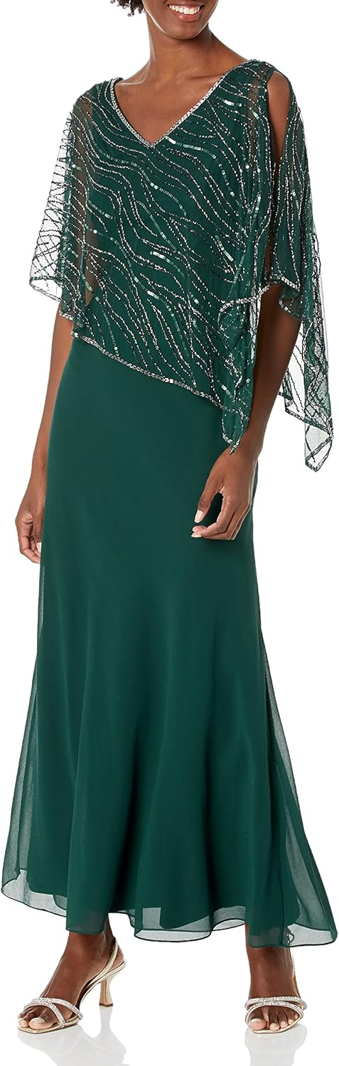 J Kara Women's Capelet Dress