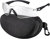 Vista 19 de xaegistac Gafas de tiro antivaho, protección ocular para el campo de tiro, lentes de seguridad ajustables con estuche rígido con cremallera
