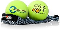 Yoga Tune Up Therapy Balls in Tote - 2.5" Grippy Massage Balls for Trigger Point Release, Myofascial Pain Relief & Deep Muscle Recovery (Apple Green)