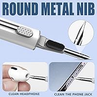 Vista 4 de Kit de limpieza Inesore para Airpods Pro Serie 3 2 1, herramienta de pluma de limpieza multifunción para auriculares, altavoces de iPhone