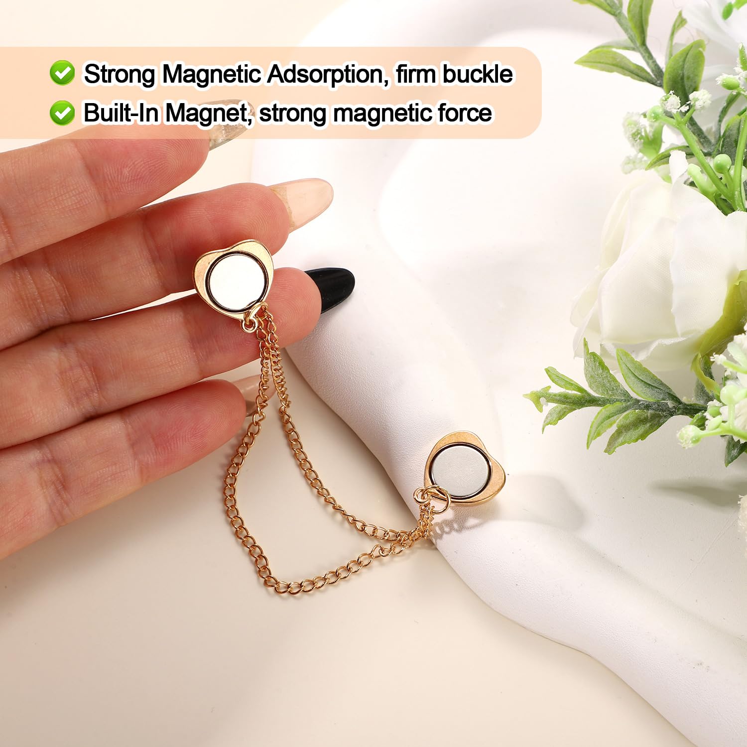 6pcs Magnet Clothing Pins - Image 4