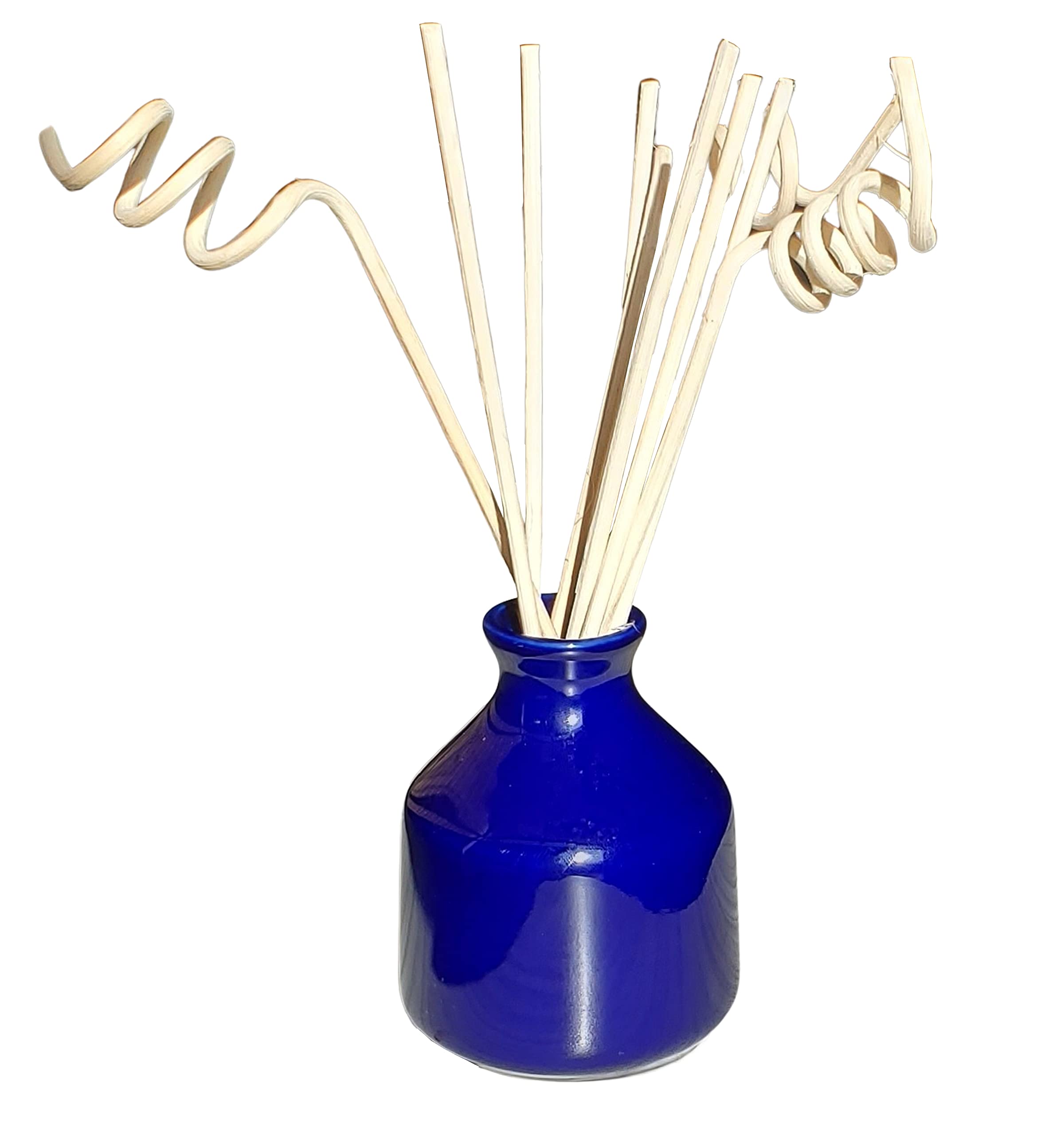 Pure Source India Ceramic Decorative Flower Vase for Living Room (Blue)-image-45