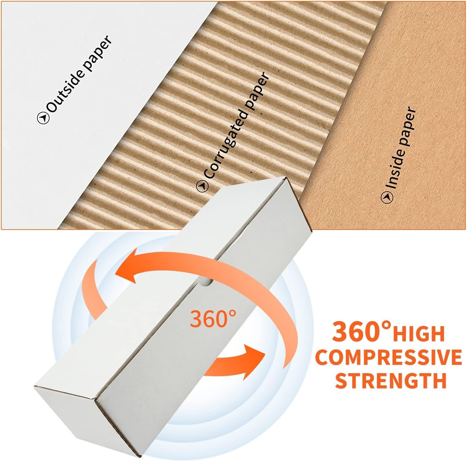 2-Pack • 1600-Count Trading/Gaming Card Box – Fits Toploaders & Sports Cards – Heavy-Duty Cardboard Organizer (2-Pack-Whtie)
