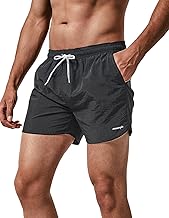 MaaMgic Men's Swimming Shorts Swimsuit Boys Short Sports Quick Dry Solid Colour